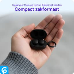 SBG Mini Buds – Draadloze Bluetooth 5.4 Oordopjes – In-Ear – Touch Control – Microfoon – 18 uur batterij – Zwart — thumbnail 5