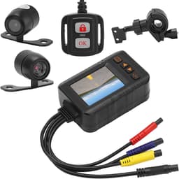 Motorfiets Dashcam - Rijrecorder DVR - Veilige Rit - Dubbele HD-lens - 2 Inch Scherm - Zwart — thumbnail 5