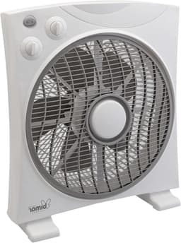 Box Ventilator - Ventilator Box - Ruimte Koelen - 3 Snelheden + Rotatie - 385x445x153 mm - Wit — thumbnail 3