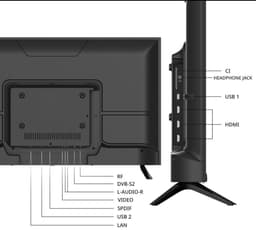 Konka Qled 32 inch (80 cm) smart tv - 720p HD — thumbnail 3