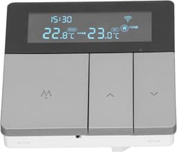 Slimme Thermostaat - Digitale Regelaar - Energie Besparen - App en Spraakbediening - AC 90-240V - Grijs — thumbnail 5