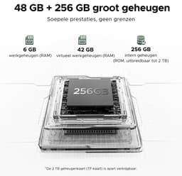 DOOGEE B10 4G - Robuuste smartphone - Robuuste telefoon - 48GB RAM + 256GB ROM (2TB/TF) - 6,63 inch FHD 120Hz - 7600mAh/33W - IP68/IP69K - Helio G100 - Android 16 - NFC - Vingerafdruk - Gezichtsherkenning — thumbnail 3