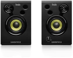 Hercules DJMonitor 32 - Actieve 3" Studiomonitorset - 2x 15W RMS Speakers - Instap DJ & Studio