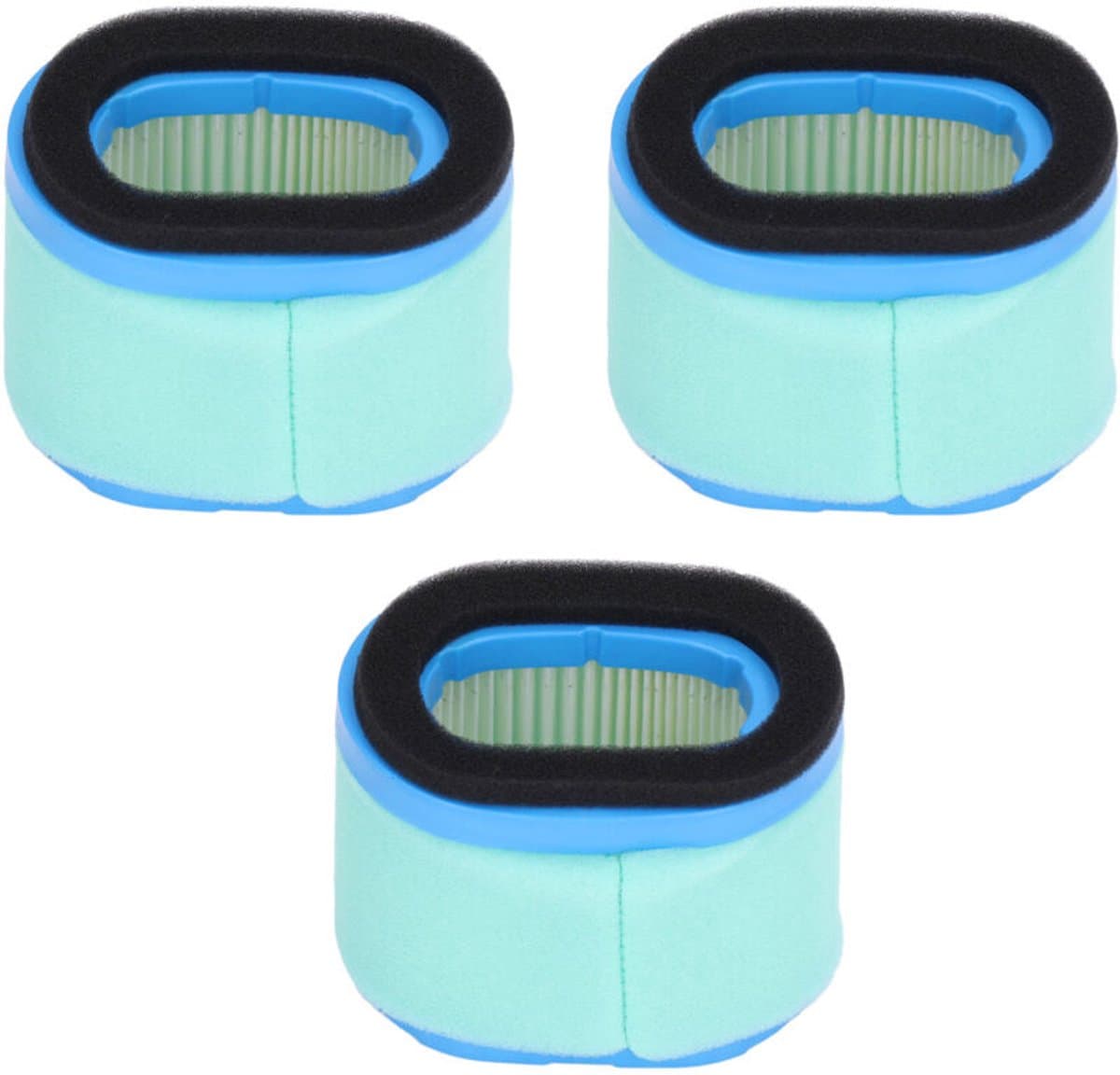 Set van 3 gazonfilters geschikt voor John Deere M147431 M143278 697029 690610 498596 273356 — afbeelding 1