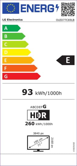 LG OLED77C69LB.AEU OLED Evo Smart — thumbnail 2