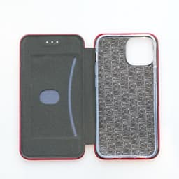 Beline Serie - Book Magnetic Etui - iPhone X - Rood - Ecologische Leer — thumbnail 5