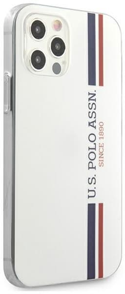 U.S. Polo Assn. Tricolor Collectie - iPhone 12 Beschermhoes - Wit - Luxe - Stevige Bescherming — thumbnail 2