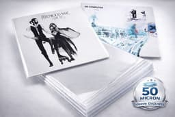 100 LP Hoezen glashelder - Buitenhoezen / Beschermhoezen voor vinyl platen - 12" — thumbnail 1