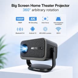 123Beamer - A2 - Projector - 14.000 Lumen - Android 13 - Projector - Full Hd 4K — thumbnail 2