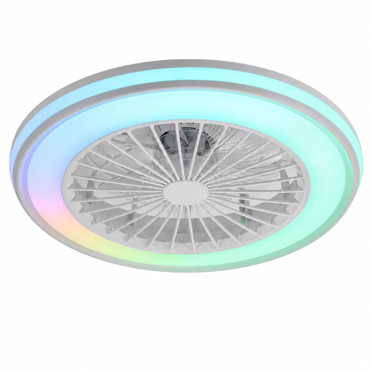 Jensaro Plafondventilator met Verlichting RGB – 60W – Met Afstandsbediening & App – 6 Snelheden – Stil – Bluetooth – Dimbaar — afbeelding 1