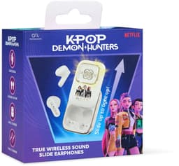 KPop Demon Hunters - Huntr/x - Golden - draadloze oordopjes - schuifdisplay met LED verlichting - met oplaadcase - touch control - lange batterijduur — thumbnail 4