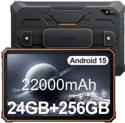 Tablet Blackview Active 8 Pro - 24GB RAM - 256GB ROM - 10,36 inch - Android - 22000mAh batterij - 2,4K FHD+ - Dual SIM 4G - IP68/IP69 K - GPS - NFC - Oranje — thumbnail 1