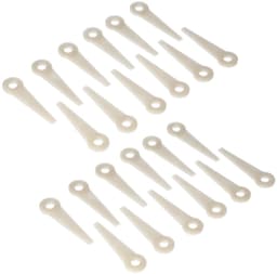 24PCs Grasmaaierbladen Snijbladen Tuin Grasmaaier Accessoires - PA66 Plastic - Vervanging voor PolyCut 6-3 20-3 10-3 41-3 . — thumbnail 1