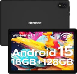 Doogee U10 - Tablet - Android15 - 16GB RAM + 128GB ROM (2TB TF) - 10 Inch IPS HD - 5060mAh - 2.0 GHz WIFI6 - 5060mah - 8mp+ 5mp - Grijs — thumbnail 1