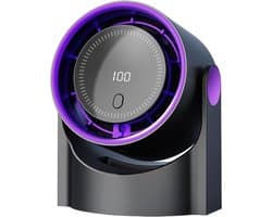 Bladeloze bureauventilator met 5 snelheden – Stille werking < 36 dB – Modern design, ideaal geschikt voor kantoren en woningen – Zeer efficiënte koeling — afbeelding 1