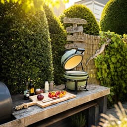 Patton Premium Mini 13" Kamado - Rooster Ø27 cm - Olijfgroen — thumbnail 4