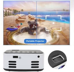 Dailygoods - Draagbare Mini Projector HD 1080P voor Thuisbioscoop — thumbnail 4