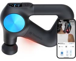 Therabody Theragun Pro Plus – Professionele Massage Gun – 7 Opzetstukken - Massage Apparaat met LED Lichttherapie - Sneller Herstel & Pijnverlichting