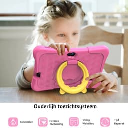 Elementkey Ai-Kids Max – 7 Inch KinderTablet – 32GB Intern + 64GB Micro SD – Voor En Achtercamera – Android 13 - IPS-scherm – 2GB RAM - SIM – WiFi 6 - Blauwe Hoes — thumbnail 3
