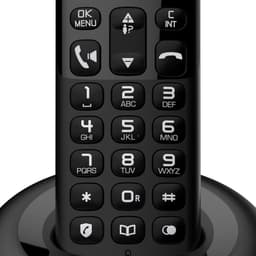 ApexArte® Huistelefoon - Senioren Telefoon Vaste Lijn - GSM - Zwart — thumbnail 5