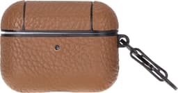 Charmant Style -Airpodshoesje leer - Airpods case - Airpods hoesje leer-Leren hoesje geschikt voor Apple Airpods Pro 2 en 1 - Leren - Beschermend Hoesje- Bruin — thumbnail 2