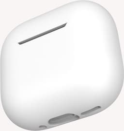 Hoesje in het Wit geschikt voor Apple AirPods 4 - TCH - Beschermhoes - Siliconen - Case - Soft case — thumbnail 1