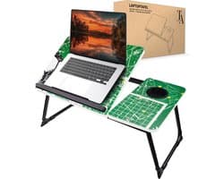 TrueLogic Alpha Bedtafel - Laptoptafel - Laptop standaard - Voor laptops t/m 17 inch - Ontbijttafel - Ontbijt op bed - Hattrick-Hero
