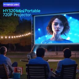Cahaya - Hy320 mini beamer - vernieuwd model - Mini Beamer - mini projector - draagbare beamer - projector / beamer - Geïntegreerd Android 12.0 systeem - Screen mirroring smartphone - Home cinema — thumbnail 4