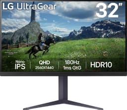LG UltraGear 32GS85Q-B - QHD Nano IPS Gaming Monitor - 180hz - 32 inch — thumbnail 1