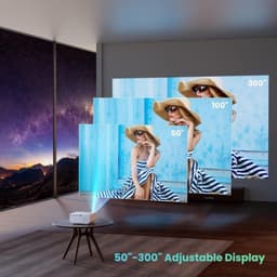 Mini Beamer - Projector - Home Theater - Beamer - Mini Projector - Cinema Beamer — thumbnail 4