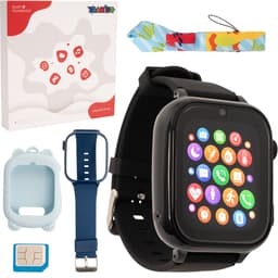 4G Smartwatch kinderen - GPS Horloge kind - HD Videobellen & Stappenteller - Speelgoed - Incl Simkaart — thumbnail 1