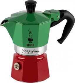 Bialetti - La Mokina - Percolator - Tricolore - 1 espresso — thumbnail 4