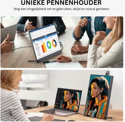 White-Label® Portable Monitor - Draagbare Scherm - Gaming - Full HD - Zwart — thumbnail 4