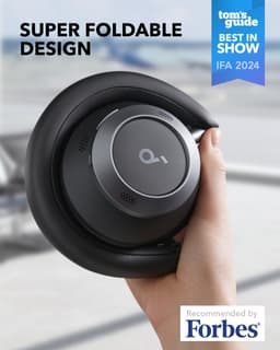 Soundcore Space One Pro by Anker - Draadloze Over-ear Koptelefoon Zwart - Headphones - Active Noise Cancelling, Multipoint Connection, 60 uur Accuduur, Bluetooth 5.3, LDAC, Hi-Res Certified, klein opvouwbaar — thumbnail 12