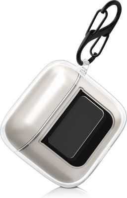 kwmobile Earphones Case for JBL Tour Pro 2 Case - Clear TPU Silicone Earbuds Cover - Transparent — thumbnail 2
