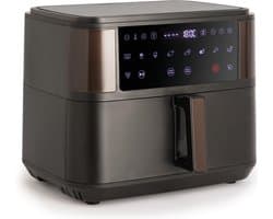 DailySupplies® Dubbele Airfryer XXXL - Duo Heteluchtfriteuse - Geschikt voor Accessoires - 10L - Zwart