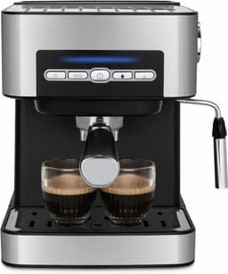 MKSS® Espressomachine - Koffiezetapparaat - Koffiemachines - Grijs — thumbnail 1