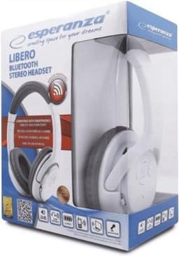 Esperanza Bluetooth Koptelefoon Libero Wit — thumbnail 2