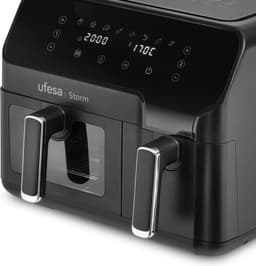 Ufesa Storm Dubbel 9 l 1700 W Heteluchtfriteuse Zwart — thumbnail 3