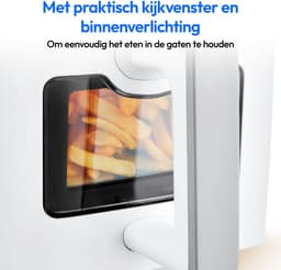 MEDION XXL Dubbele Airfryer P20 - 2 zones - 8,7 L - 2600 W - Wit — thumbnail 6
