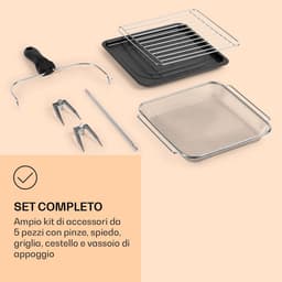 Heteluchtfriteuse met Draaispit en Touchscreen - 14 Liter Capaciteit - 1700W — thumbnail 3