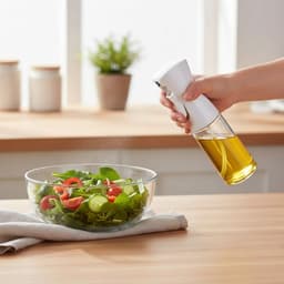 Flow Goods Olijfolie Sprayer – Wit – Olie Spray - Navulbaar Olie Glas – 200 ML – Cooking Spray - BBQ Accesoires – Airfryer — thumbnail 4