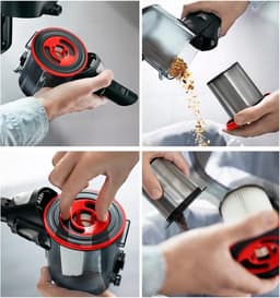 Vervangingsfilter 12040193 - geschikt voor Bosch voor Unlimited Series-7 draadloze stofzuiger BKS711XXL, BBS711W, wasbaar roestvrijstalen microfleece hoofdfilter - wasbaar RVS HEPA-filter — thumbnail 5