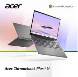 Acer Chromebook Plus 516 CB516-1HT-56EX - 16 inch – Touchscreen - Core 5 (i5) - 8GB - 256GB - Verlicht toetsenbord – Grijs — thumbnail 1