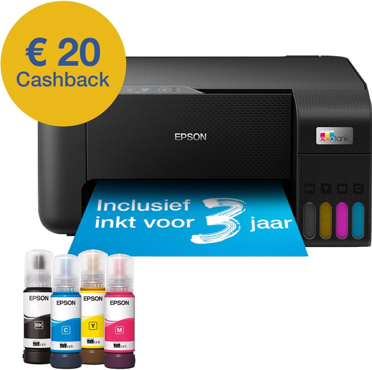 Epson EcoTank ET-2860 A4 multifunctionele Wi-Fi-printer met inkttank inkjetprinter — afbeelding 1