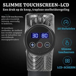 Spiermassage Pistool - Massage apparaat - Ontspanning - Massage Pistool - Voor Lichaam - Nek - Rug - Benen - 30 versnellingen - — thumbnail 3