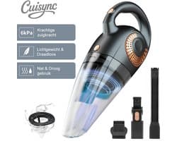 Atshark Snoerloze oplaadbare krachtige handstofzuiger voor nat en droog gebruik kruimeldief