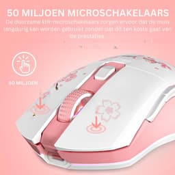 CLVP® Gaming Mouse Wireless - Gamingmuis Draadloos - Computermuis - Ergonomisch — thumbnail 5