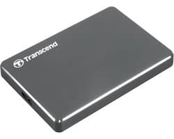 Externe Harde Schijf - Draagbare Opslag - Bestanden Back-uppen - Ultraslank Aluminium Ontwerp - 1TB Capaciteit - Ijzer Grijs