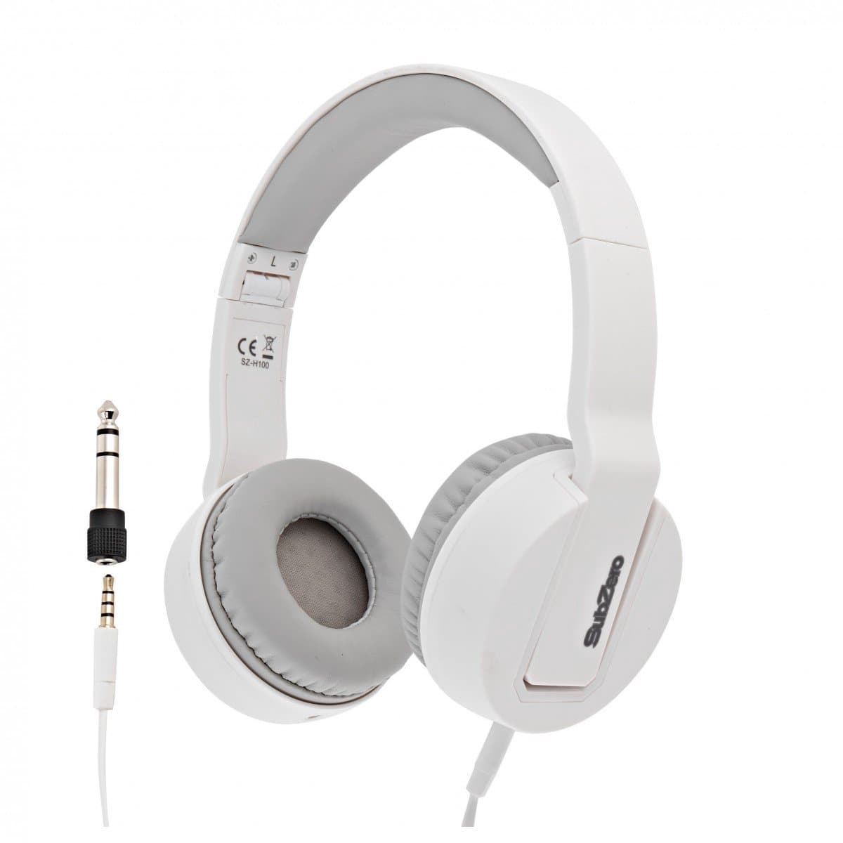 SubZero SZ-H100 Stereohoofdtelefoon, Wit — afbeelding 1